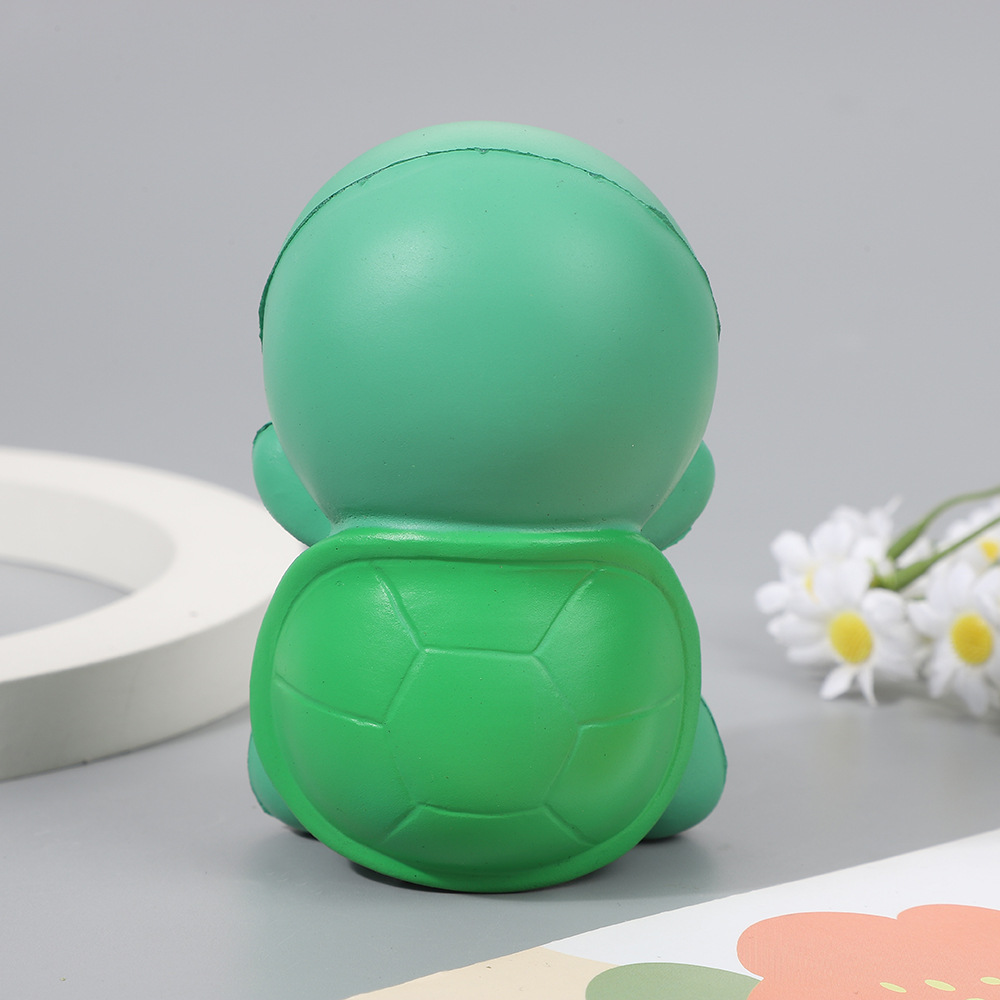 创意款squishy慢回弹PU小乌龟解压玩具 仿真动物捏捏乐发泄玩具 - 图片 4