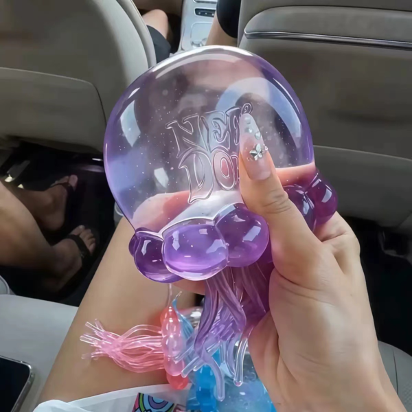 网红爆款水母解压玩具慢回弹超大号减压玩具麦芽糖水母捏捏乐 - 图片 3