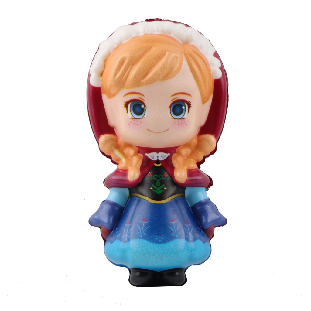 PU慢回弹冰雪奇缘公主玩具 squishy解压玩具捏捏乐现货