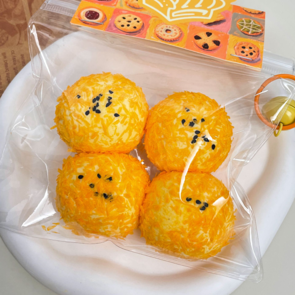 油炸三角饭团食品级硅胶捏捏乐解压减压玩具网红爆款 - 图片 4