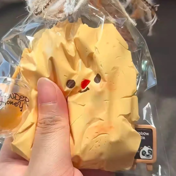 蜂蜜罐头黄油小熊捏捏水感奶油泥感解压玩具自制超软捏捏乐软泥感 - 图片 3
