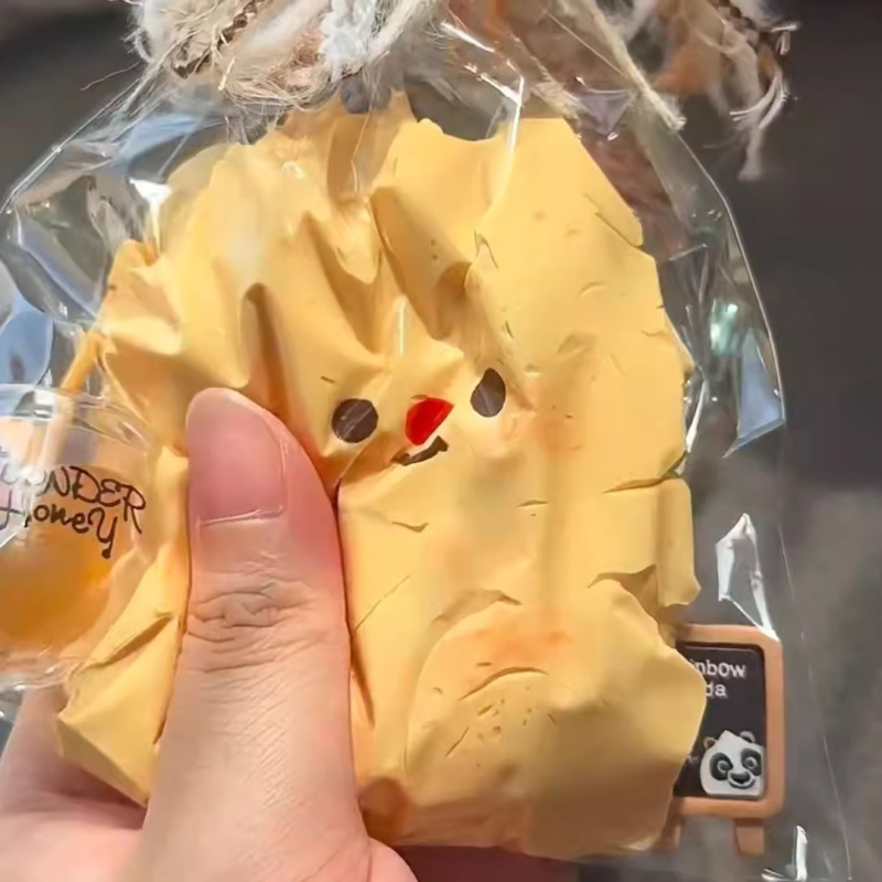 蜂蜜罐头黄油小熊捏捏水感奶油泥感解压玩具自制超软捏捏乐软泥感